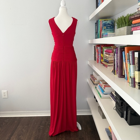 BCBGMAXAZRIA red Kaeya gown goddess XXS NWT - Picture 4 of 13